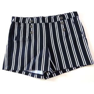 SOHO Apparel  Women's Nautical/Sailor's Navy/White Striped L NWOT